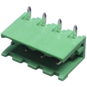 Разъем клеммный блок угловой 5мм 4 контакта
