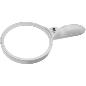 Лупа 120мм 24мм с подсветкой 3свд, 1свд УФ 2/5Х MG6B-8