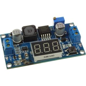Повышающий DC-DC XL6009 с вольтметром 