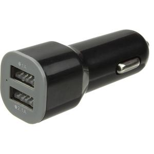 Зарядное устройство вход штекер прикуривателя, выход 2USB(G) 5В 2.1/1A 