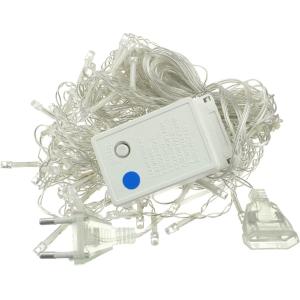 Гирлянда бахрома 96 свд 4*0,6 метра, синяя смена режимов