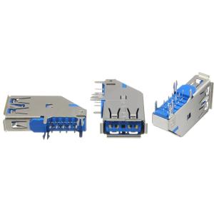 Разъем USB(G) типа А, версия 3.0, 9 выводов, 6*13*26