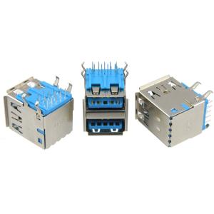 Разъем 2USB(G) типа А, версия 3.0, 9 выводов, 13*13*18 прямой угол