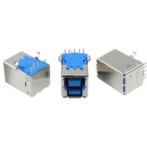 Разъем USB(G) типа B, версия 3.0, 9 выводов 12*13*18 прямой угол