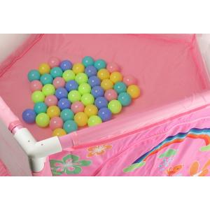 Сухой бассейн с шариками розовый