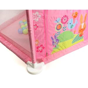 Сухой бассейн с шариками розовый