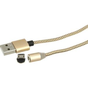 Шнур USB A-microUSB B 5PIN 1.0m магнитный 360* 