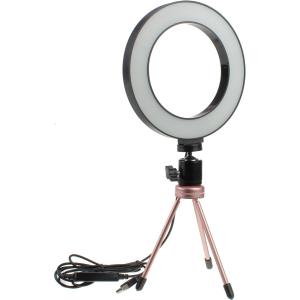 Селфи лампа кольцо 16см Selfie Ring Light 3 режима, штатив