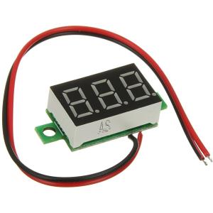 Вольтметр модуль 4.5-30В (красный) 0,36"