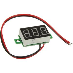 Вольтметр модуль 4.5-30В (красный) 0,28"