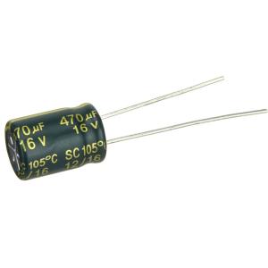Конденсатор 470/16V 105C d8 h12 (TEAPO для компьютера) 
