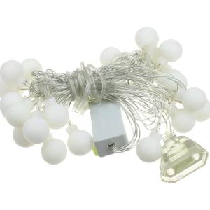 Гирлянда 25 свд, 3 метра, шарики, зеленая