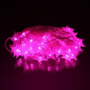 Гирлянда 40 свд, 5 метров, звезды, малина