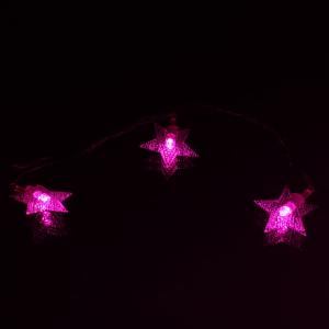 Гирлянда 40 свд, 5 метров, звезды, малина