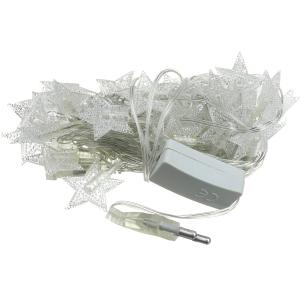 Гирлянда 40 свд, 5 метров, звезды, малина