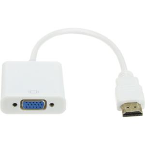 Переходник HDMI - VGA(G) J3.5-J3.5 конвертер гибкий шнур Rexant