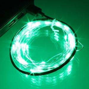 Гирлянда "Роса" 50 СВД 5метров, цвет зеленый