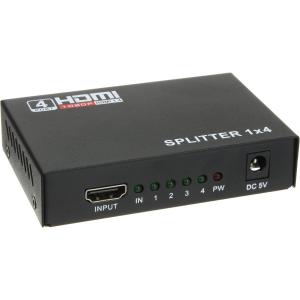 Разветвитель splitter HDMI на 4 порта, ver.1.4, Full 4k@30Hz