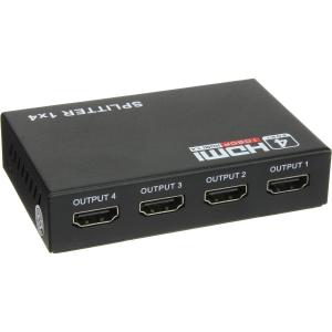 Разветвитель splitter HDMI на 4 порта, ver.1.4, Full 4k@30Hz