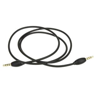 Шнур J3.5-J3.5 1м 4PIN разъем пластик, шнур силикон