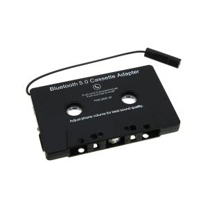 Адаптер кассетный AUX для магнитол Bluetooth, черный