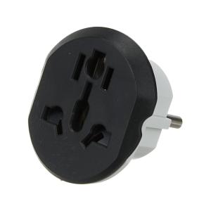 Адаптер сетевой КТ605 50*55мм с заземлением