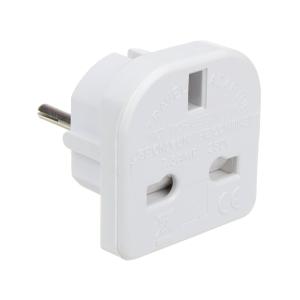 Адаптер сетевой с заземлением грибок квадрат 45*45 7.5А Gembird