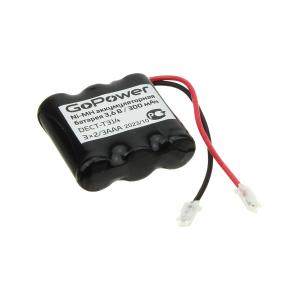 Аккумулятор 3.6V 0.3Ah GoPower Ni-Mh T314