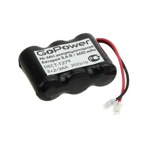 Аккумулятор 3.6V 0.6Ah GoPower Ni-Mh T279 