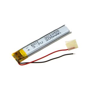 Аккумулятор 3.7V 0.2Ah Li-Po 301055