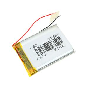 Аккумулятор 3.7V 0.65Ah Li-Po 604534