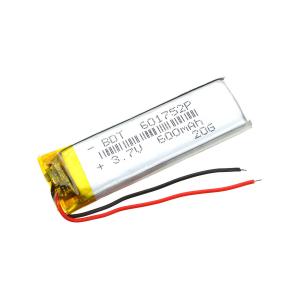 Аккумулятор 3.7V 0.6Ah 601752 Li-Po с контролером