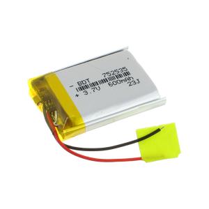 Аккумулятор 3.7V 0.6Ah Li-Po 752335
