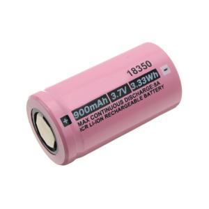 Аккумулятор 3.7V 0.9Ah Li-ion 18350 LK, плоский плюс 