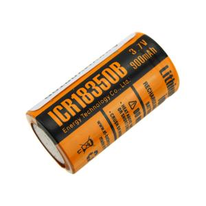 Аккумулятор 3.7V 0.9Ah Li-ion ICR18350B Energy, плоский плюс 