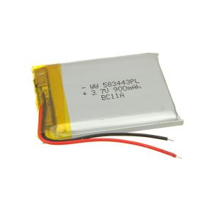 Аккумулятор 3.7V 0.9Ah Li-Po 583443 с контролером