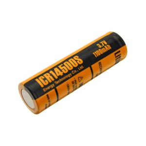 Аккумулятор 3.7V 1.1Ah IRC14500S Li-ion (AA,R6) Energy, плоский плюс