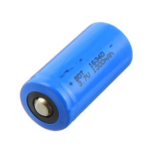 Аккумулятор 3.7V 1.3Ah Li-ion16340 unprotected незащищенный (CR123)