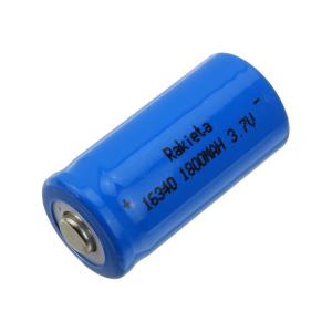 Аккумулятор 3.7V 1.8Ah Li-ion16340 unprotected незащищенный (CR123)