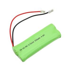 Аккумулятор 4.8V 0.3Ah Ni-MH 2/3AAA
