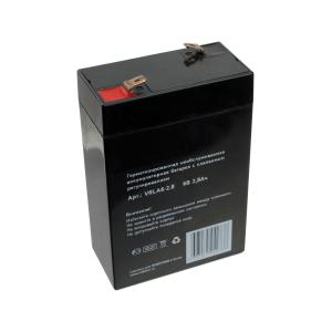 Аккумулятор 6V 2.8Ah 33*66*97мм VRLA6-2.8