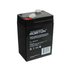 Аккумулятор 6V 4.5Ah 45*70*100мм Robiton VRLA6-4.5