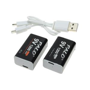 Аккумулятор 9V 1.2Ah 6F22 Palo (2 штуки) 