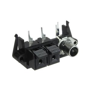 Акустический зажим Jia 105A SAT (2 контакта +разъем САТ-Ш)