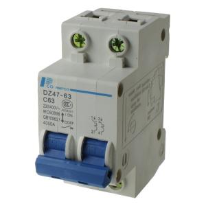 Автоматический выключатель С63 2Р 63A DZ47-63