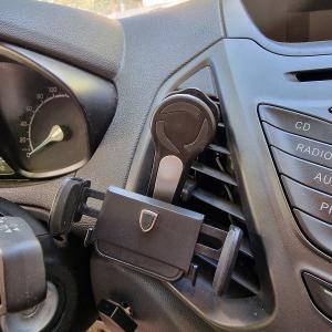 Автомобильный держатель в дефлектор воздуховода, 360 градусов