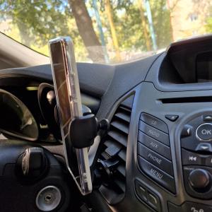 Автомобильный держатель в дефлектор воздуховода, 360 градусов