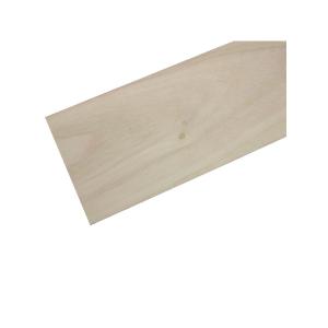 Бальза лист 6х100х1000мм, случ. срез, средняя плотность