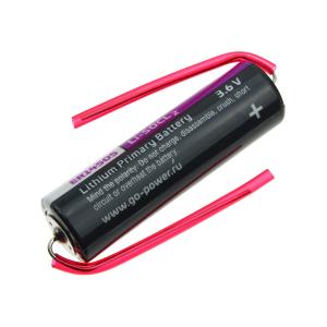Батарейка GoPower ER14505 (AA) 3.6V для охранной сигнализации, с проводами