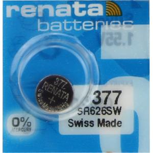 Батарейка Renata 377 /AG4/SR626SW, для часов